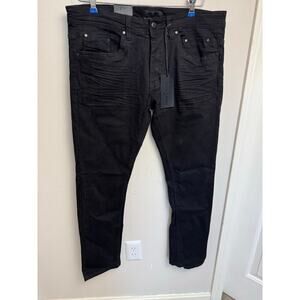 NWT STEVE’S JEANS ALEC Color SLIM FIT STRETCH SU9AABALEF1 32x32 Black